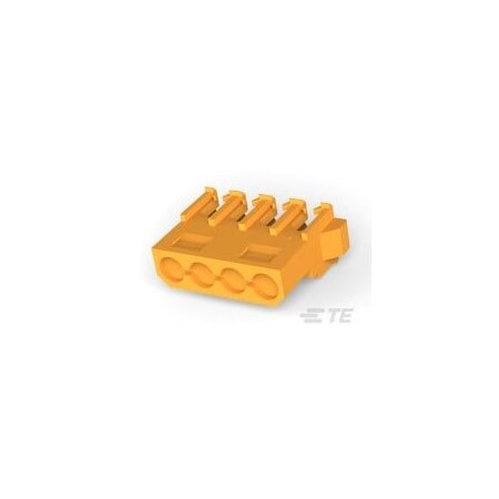 Te Connectivity 4P CMNL IDC PLUG 18AWG ORG V0 794036-1